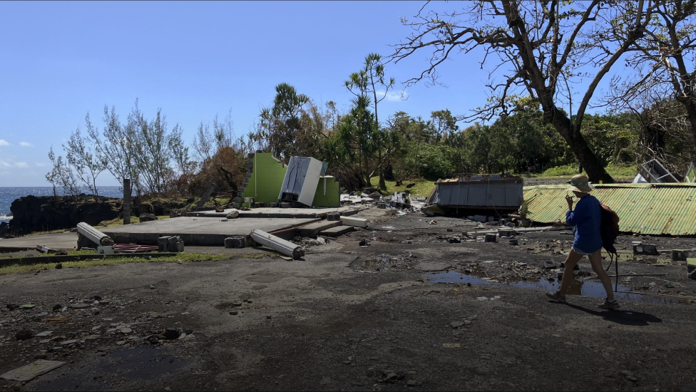 La reconstruction après le passage du cyclone Garance.